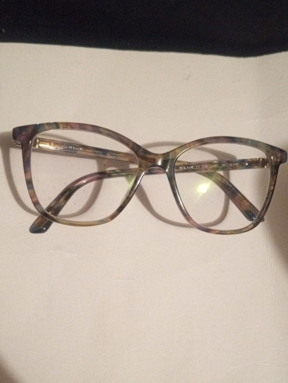 KLIIK FRAMES ONLY EYEGLASSES BROWN #frames
